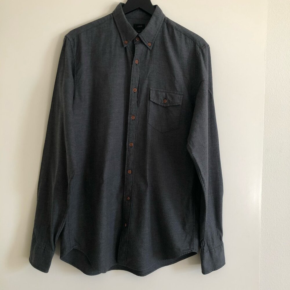 J. Crew Gray Shirt, Medium Tall